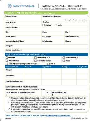 Bms Paf  Form