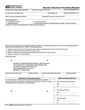 Ps Form 1261