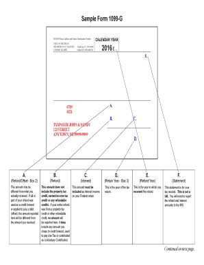 Michigan Unemployment 1099 G State ID Number  Form