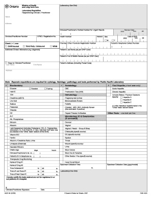 4422 84 0706 Ontario Health Gov on  Form