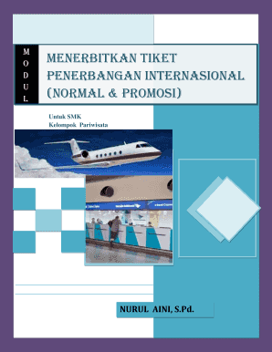 Menerbitkan Tiket Internasional Form