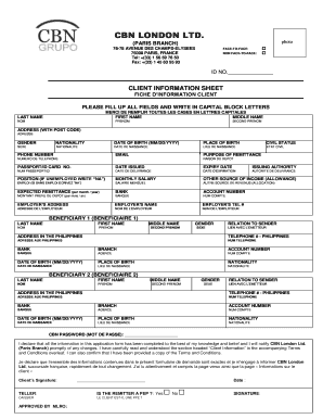 Cbn Form a PDF