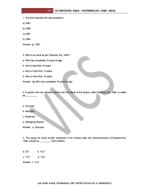 Ilgl Mcq PDF  Form