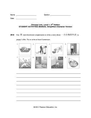 Chinese Link Level 1 Part 2 PDF  Form