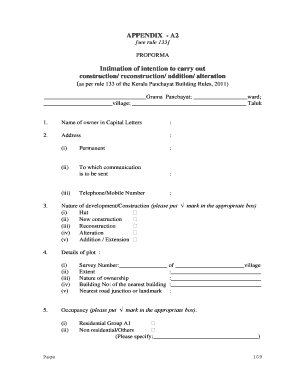 Appendix L Form Fire Safety