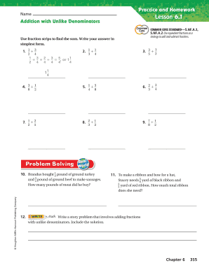 Lesson 6 1 Answer Key  Form