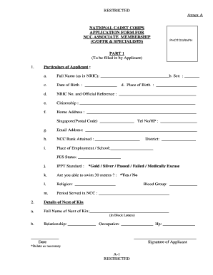 Ncc Form