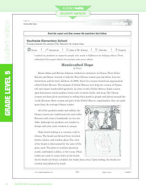 Mentoring Minds Answer Key  Form