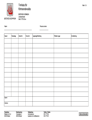 Timlista  Form