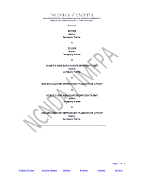 Ncnda Imfpa  Form