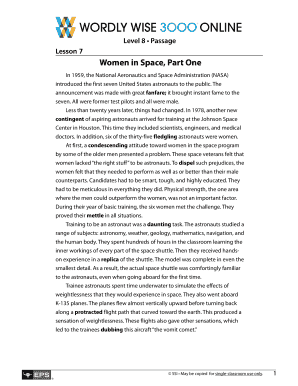 Lesson 7 Women in Space Part One Beps10vbbepsbooksbbcomb  Form