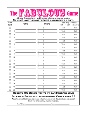 Fabulous Referral Sheet 20 Namesxlsx  Form