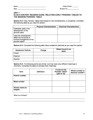 Unit 1 B 2 B 4 Content Reading Guide Answer Key  Form