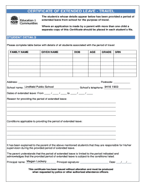 Lindfield Public School  Form