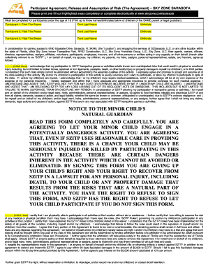 Skyzone Waiver  Form