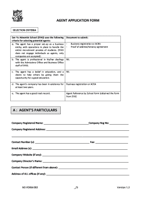San Yu Adventist School Review  Form