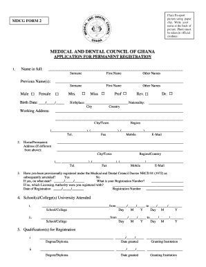 Mdc Online  Form