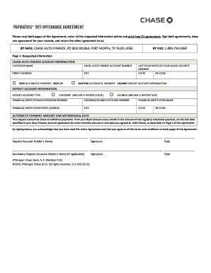 Chase Paymatics BAgreementb 01 25 16 PDF  Form