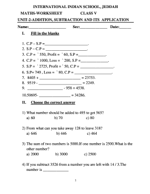 Iisjed Worksheets  Form