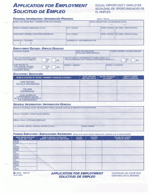  Application for Employment Adams 9661es Jul 2007-2024