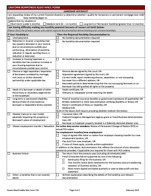 BFormb 710 Uniform Borrower Assistance BFormb LoanDepot