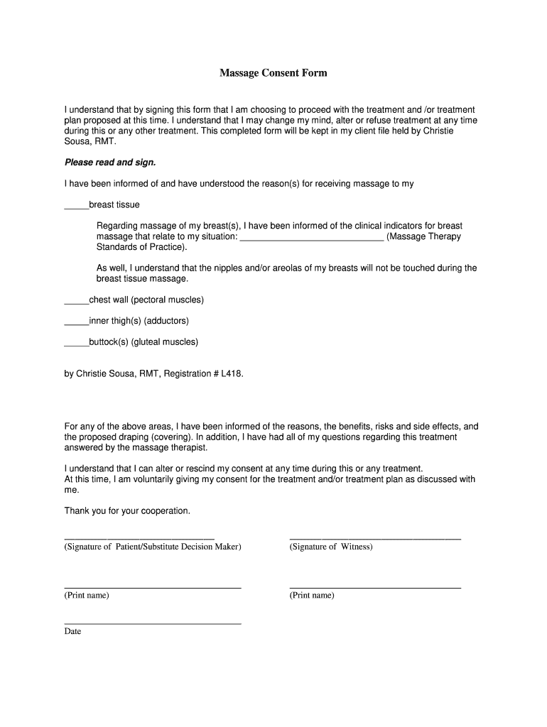 Consent Form Information Fill Out And Sign Printable Pdf Template