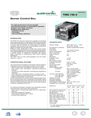 Satronic Tmg 740 3 Manual  Form