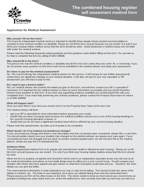 Housing Assessment Form