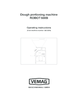 Dough Portioning Machine ROBOT 500B Bhailmerryadminbbcomb  Form