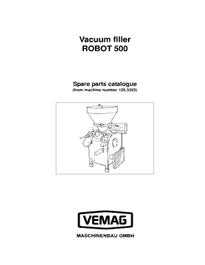 Vemag Robot 500 Manual PDF  Form