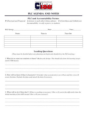 Plc Form PDF