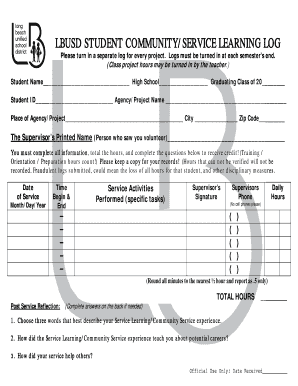 Lbusd  Form