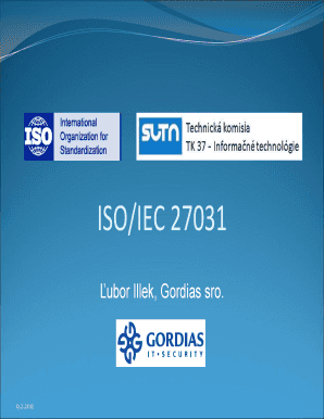 Iso 27031 PDF Download  Form