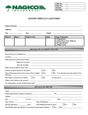 MOTOR VEHICLE CLAIM FORM Barubabankbbcomb