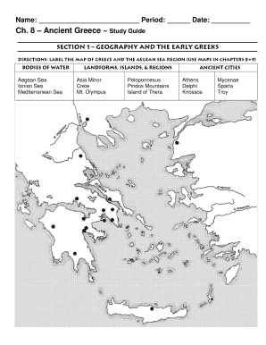 Ancient Greece Study Guide Walt Com  Form