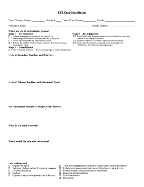 Case Consultation Template  Form