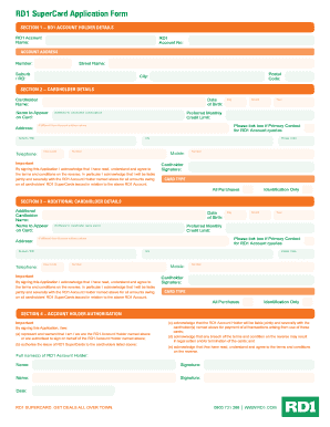 Rd1 Supercard  Form