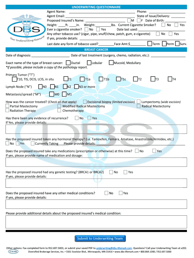 Breast Cancer Questionnaire Bdbsb Blifemarkbbcomb  Form
