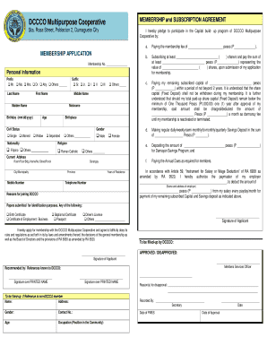 Dccco Online Registration  Form