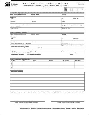 Solicitud De Comprador Y Vendedor Para Diferir El IVA F2117 2  Form