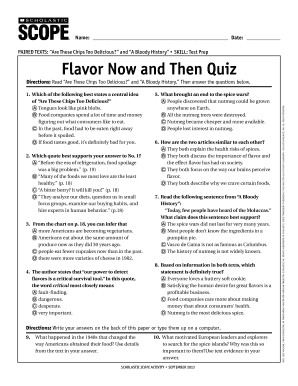 Why Are These Chips Too Delicious Quiz  Form