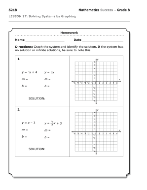 Grade 8 Graphs  Form