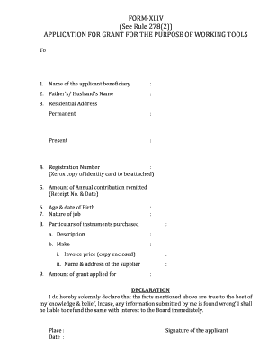 Bocboard Labdirodisha  Form