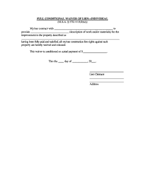Simple Waiver Sample  Form