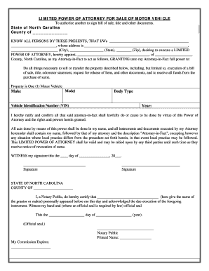 Printable Power of Attorney Forms