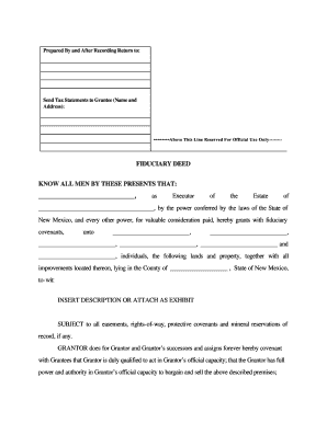 Special Warranty Deed New Mexico Form - Fill Out and Sign Printable PDF  Template | signNow