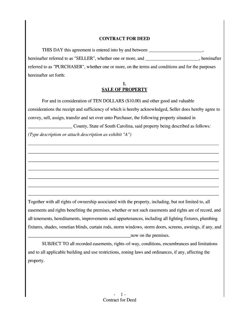 Printable Simple Land Purchase Agreement Form PDF