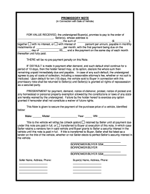 Promissory Note Template Oklahoma  Form