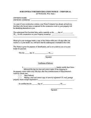Construction Contract  Form