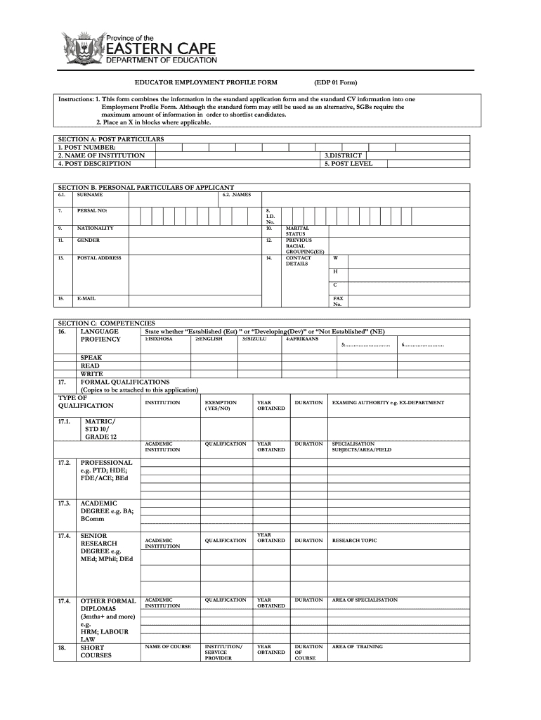 Lpde Form